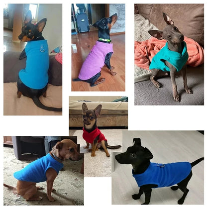 SnuggleFur Fleece Winter Dog Vest