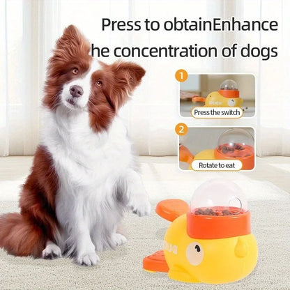 Duckie Dog Puzzle Feeder – Interactive Treat Dispenser Toy