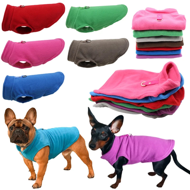 SnuggleFur Fleece Winter Dog Vest