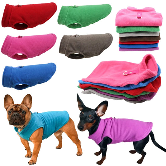 SnuggleFur Fleece Winter Dog Vest
