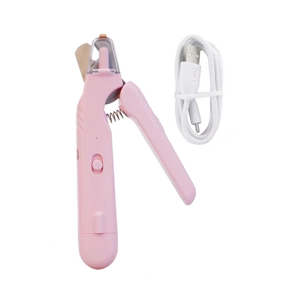 SafeTrim 2-in-1 Pet Nail Clippers with LED Light