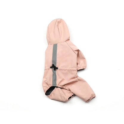 PuddleGuard Four-Leg Dog Raincoat