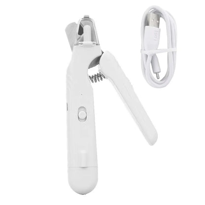 SafeTrim 2-in-1 Pet Nail Clippers with LED Light