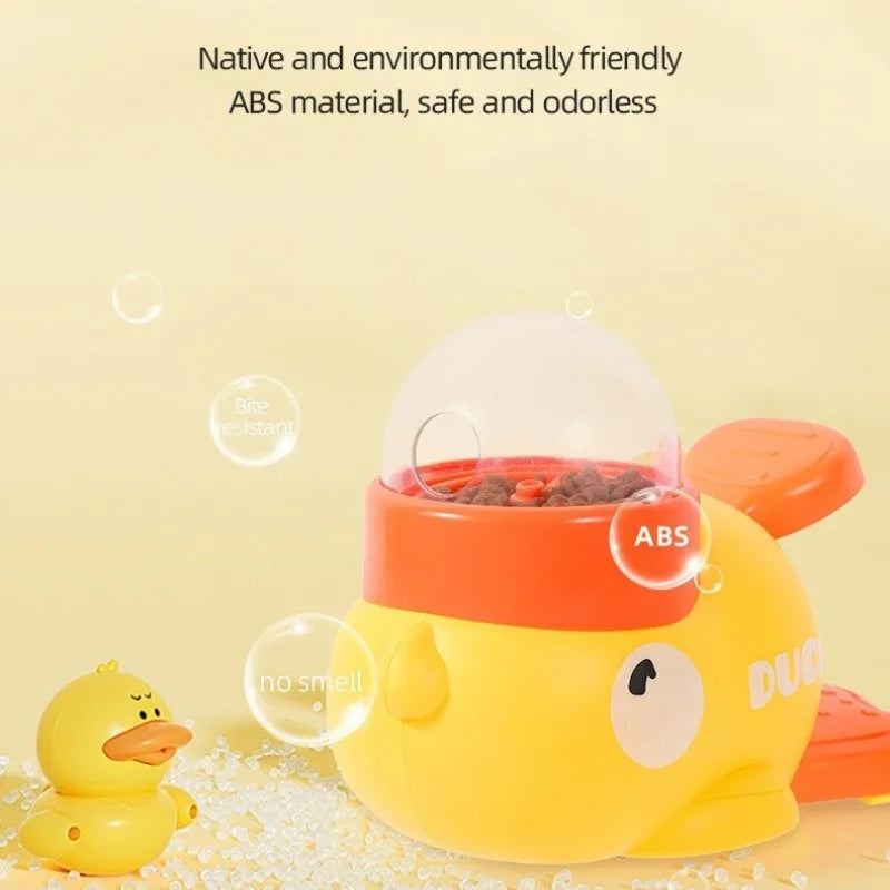 Duckie Dog Puzzle Feeder – Interactive Treat Dispenser Toy