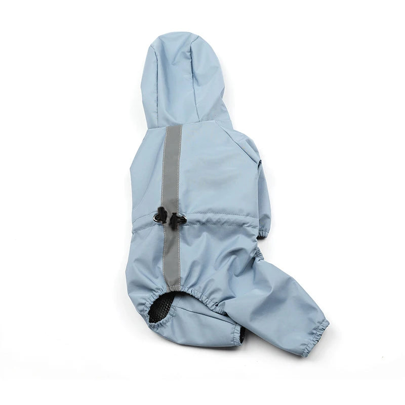 PuddleGuard Four-Leg Dog Raincoat