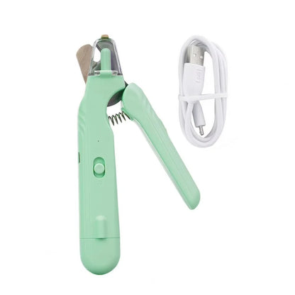 SafeTrim 2-in-1 Pet Nail Clippers with LED Light
